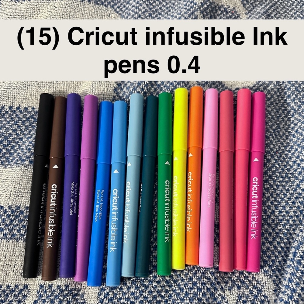 15 NEW Cricut Infusible Ink Pens (size 0.4)